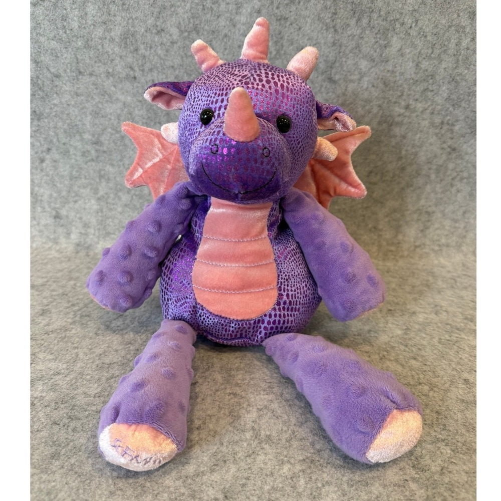Purple Snap the Dragon Scentsy Buddy -‎ Retired Plush - Good